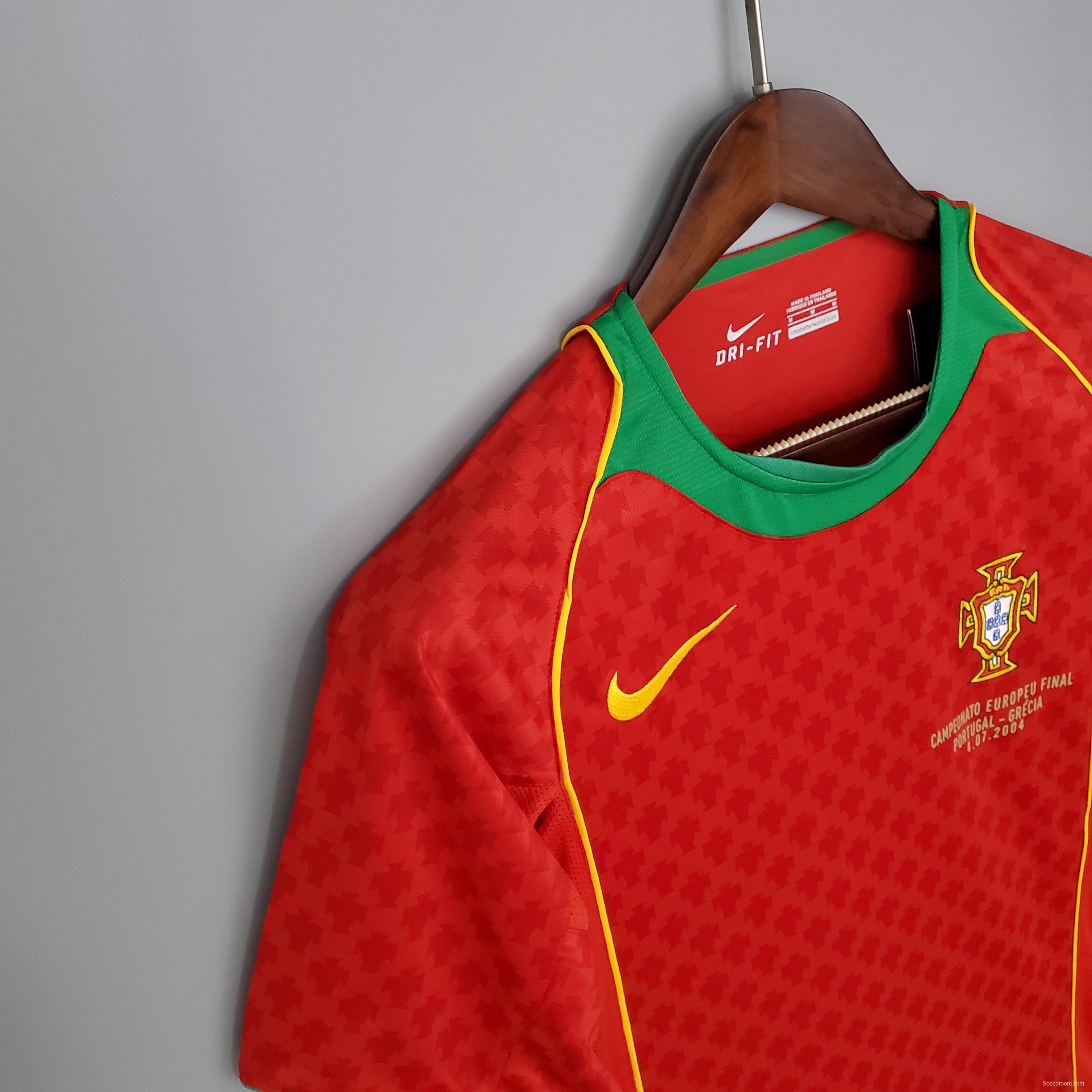 Retro Portugal 2004 home Soccer Jersey