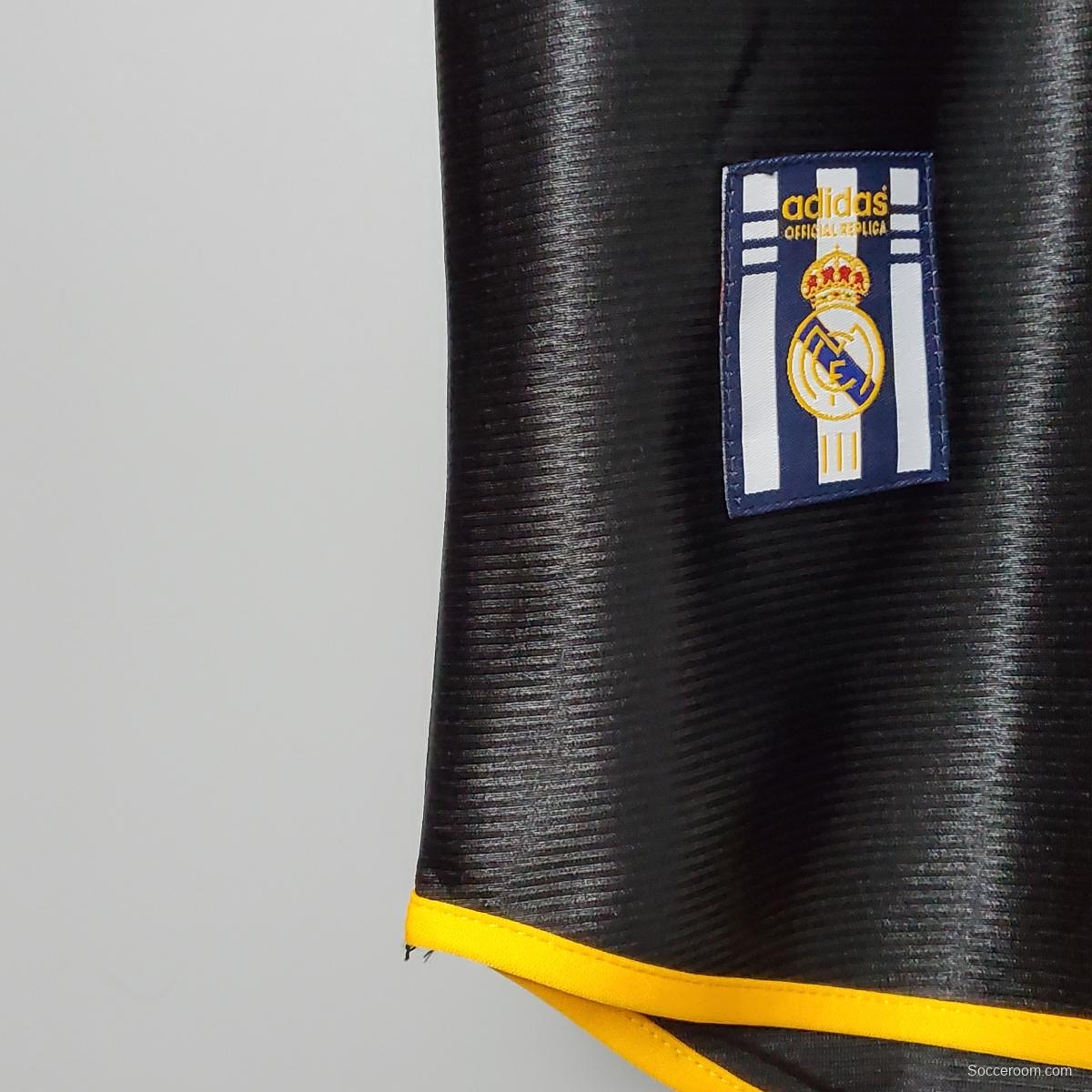 Retro 99/00 Real Madrid Third Black Jersey