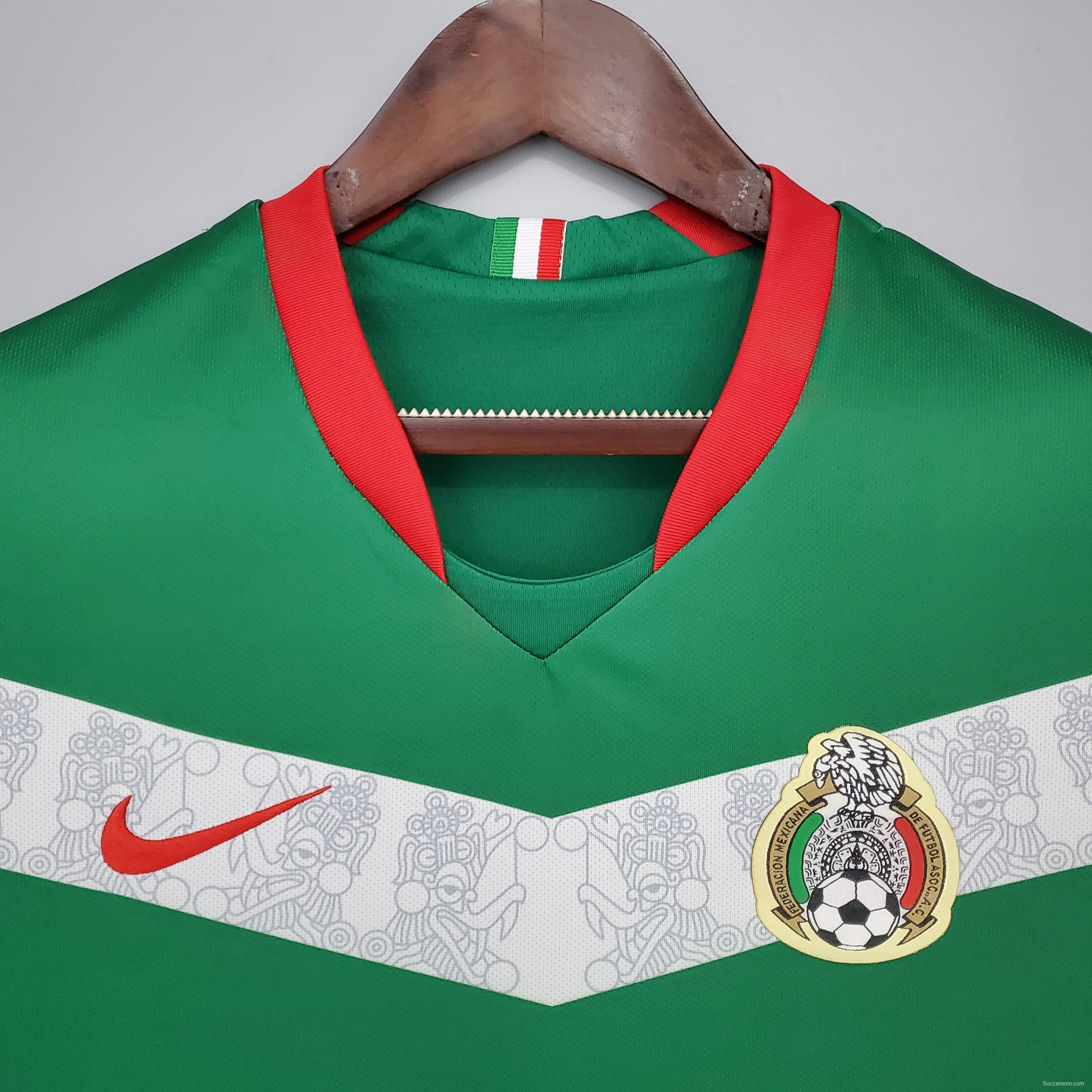 Retro Mexico 2006 Home Soccer Jersey