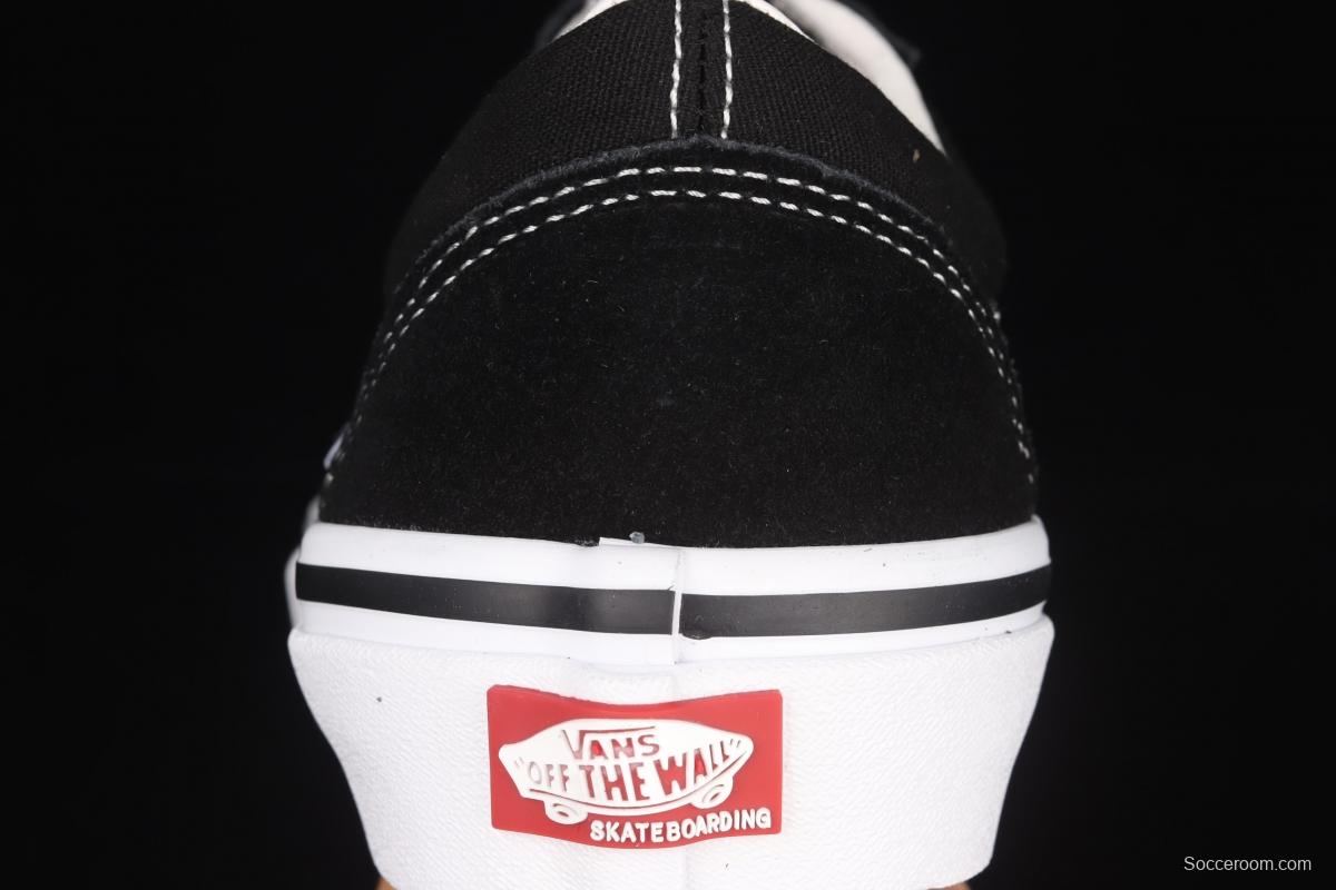 Vans Skate Classics Old Skool Anaheim side checkerboard black and white classic low-top casual board shoes VN0A5FCBY28