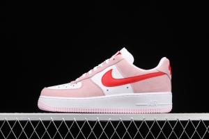 NIKE Air Force 11607 QS Pink Valentine's Day PEACEMINUSONE same style DD3384-600