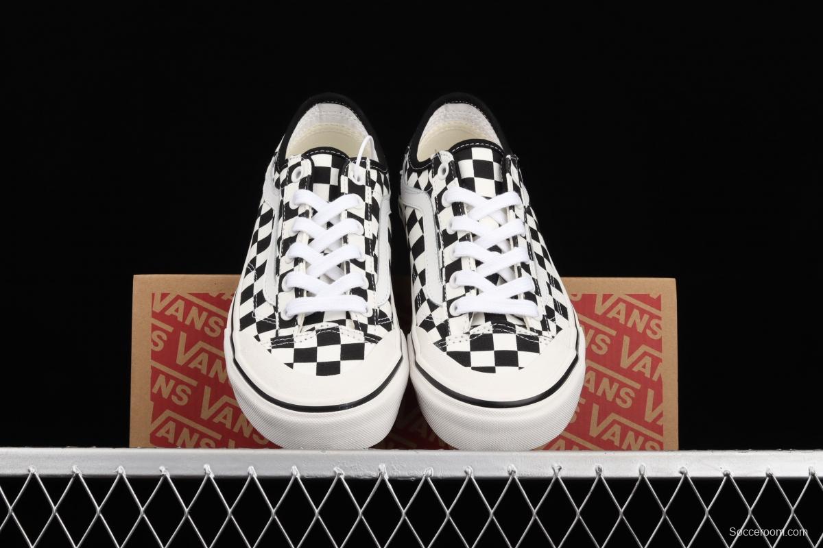 Vans Style 36 Decon SF modified PEACEMINUSONE small head half-moon Baotou checkerboard casual board shoes VN0A3MVL01U