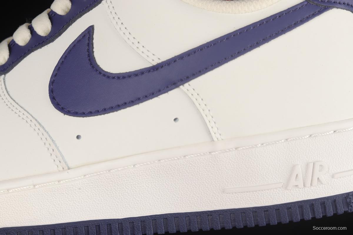 NIKE Air Force 1'07 Low beige stitching low-top casual sneakers AL2236-106