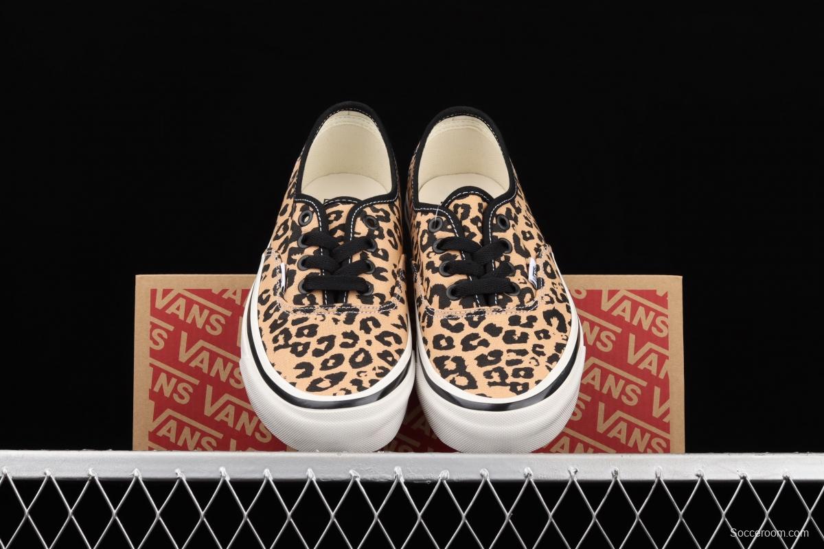 Vans Authentic 44 DX Anaheim low top leopard print low top board shoes VN0A54F29GI