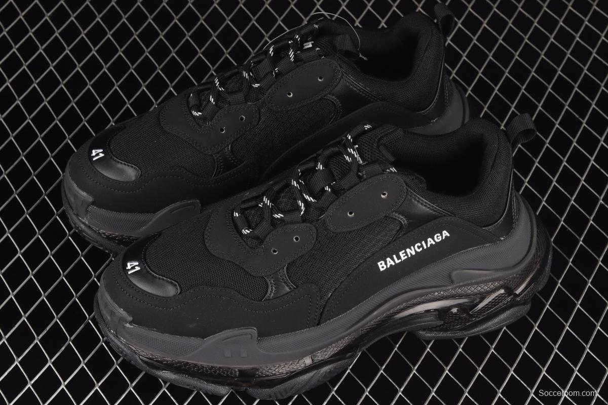 Balenciaga Triple S 3.0 full-combination nitrogen crystal outsole W2FB11000 for retro casual running shoes