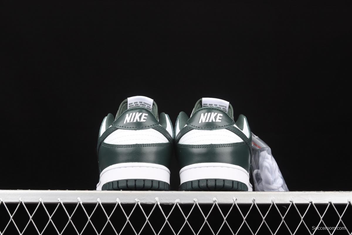 NIKE SB DUNK Low Team Green Michigan White and Green Slam Dunk Series low side Leisure Sports Skateboard shoes DD1391-101