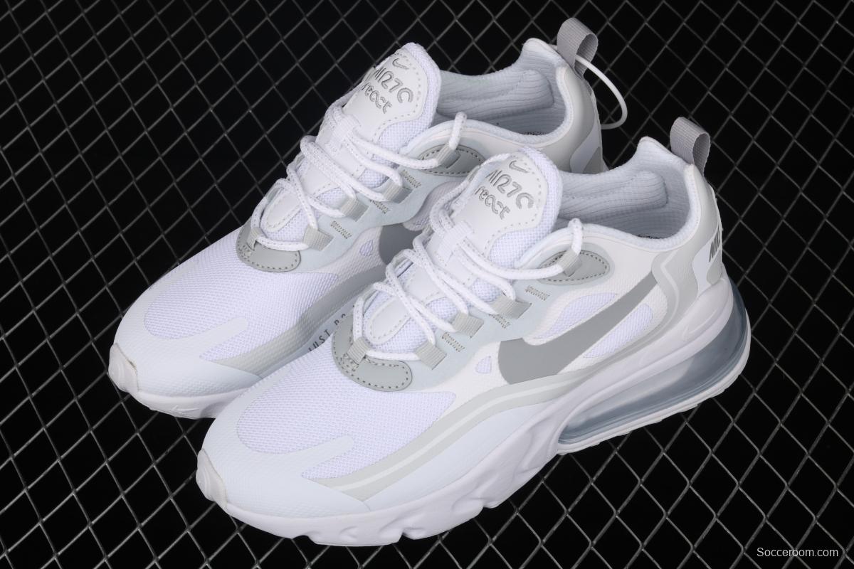 NIKE Air Max 270React new high-frequency mesh function half-palm air cushion cushioning running cloth shoes CV1632-100