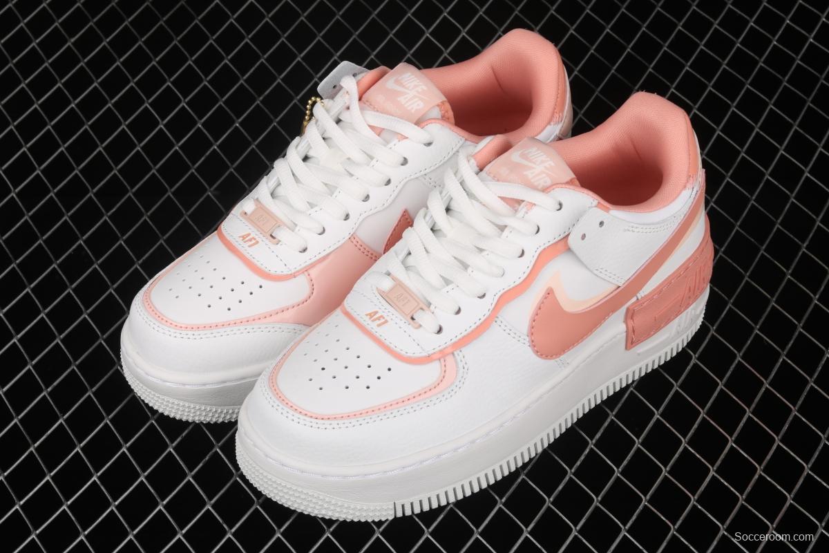 NIKE Air Force 1 ShAdidasow light weight heightened low-top board shoes CJ1641-101,