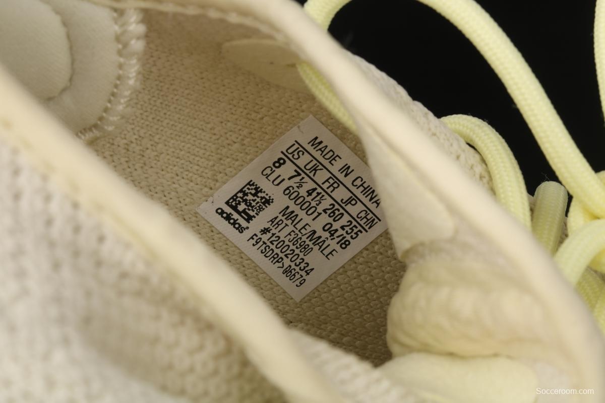 Adidas Yeezy 350V2 Real Boost Basf F36980 Darth Coconut 350 second Generation Cream Yellow BASF Boost original