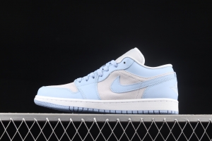 Air Jordan 1 Low University Blue Ice Blue Grey low-top Leisure Board shoes DC0774-050