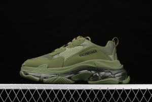 Balenciaga Triple S 3.0 full-combination nitrogen crystal outsole W2GA12325 for retro casual running shoes