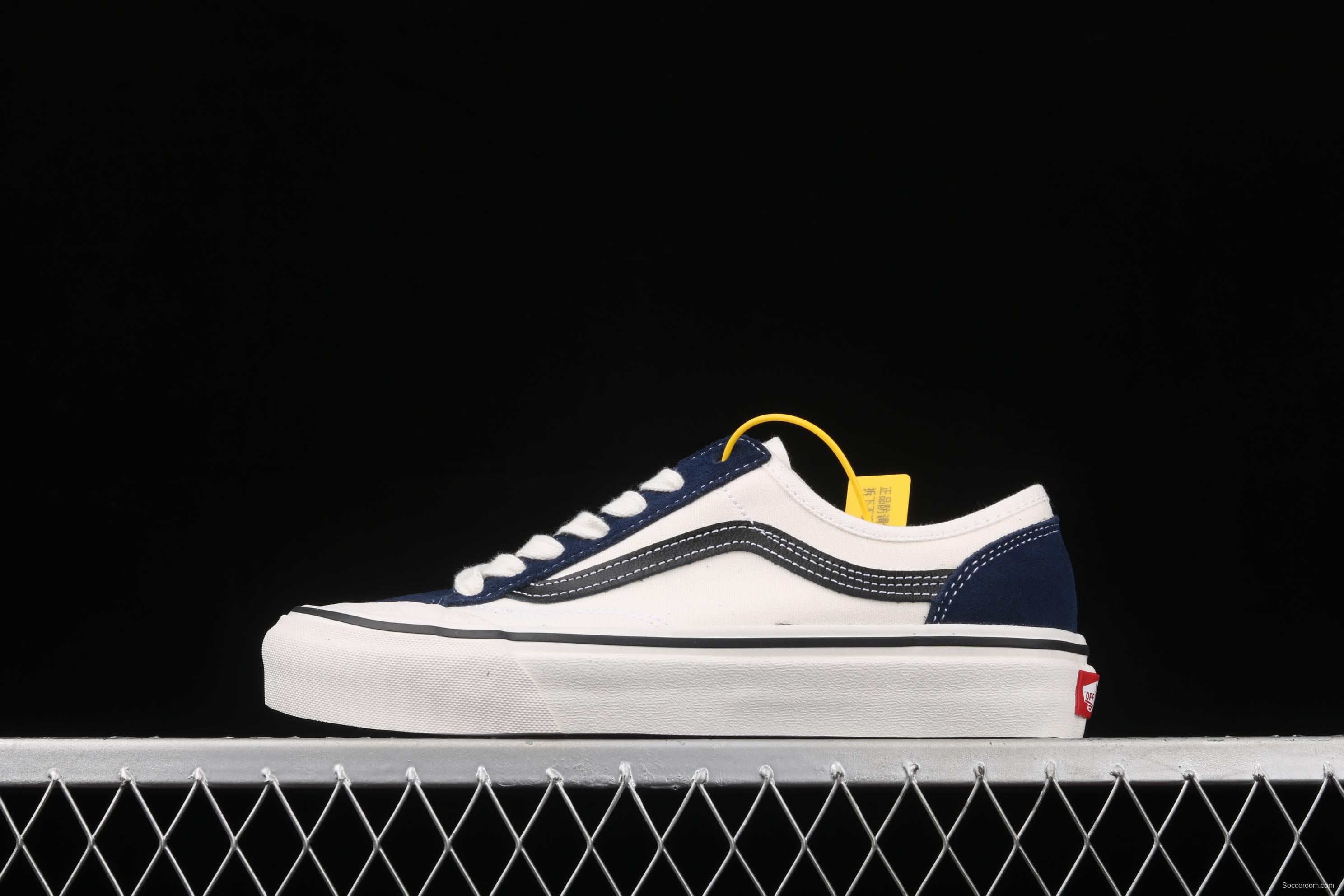 Vans Style 36 half-moon head half-crescent white low-top sports board shoes VN0A38GF4UJ2