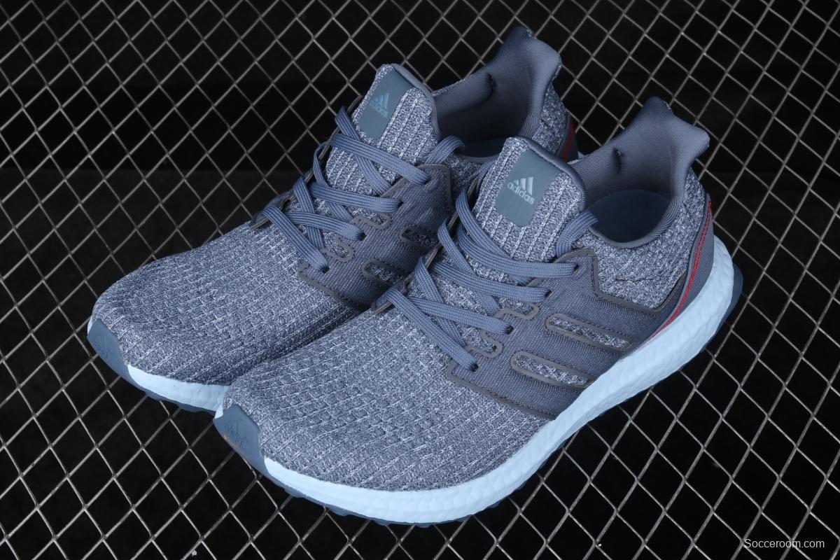 Adidas Ultra Boost 4.0G54002 Das fourth generation knitted striped water blue UB