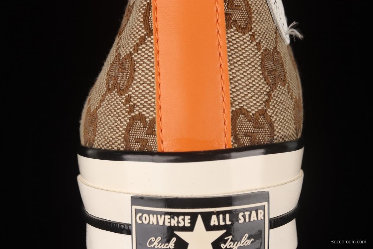 Remake Con Gucci x Converse Converse Trend High Top Casual Sneakers 169768C