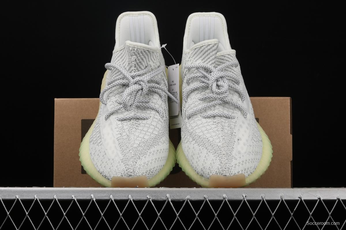 Adidas Yeezy 350 V2 Boost Basf Tailgate FX4349 Darth Coconut 350 second generation hollowed-out Asian gray star color BASF Boost original