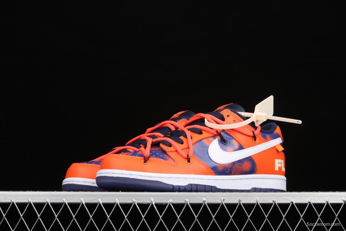 OFF-White x Future x NIKE DUNK Low Blue Orange DD0856-801