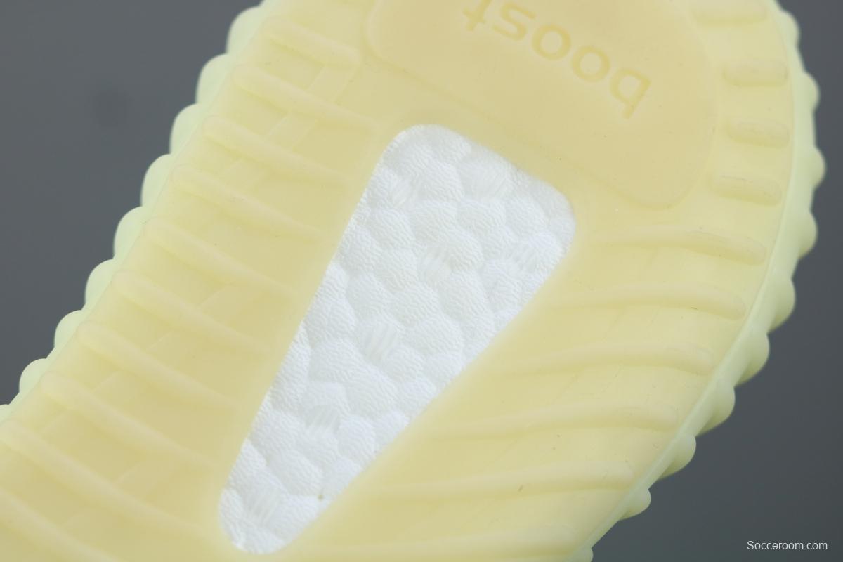 Adidas Yeezy 350V2 Real Boost Basf F36980 Darth Coconut 350 second generation light yellow original BASF popcorn