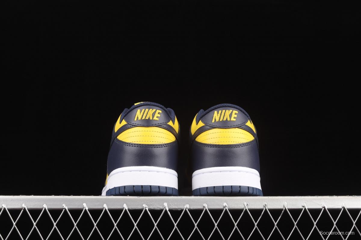 NIKE SB DUNK Low Michigan Michigan color buckle broken backboard fashion casual board shoes DD1391-700