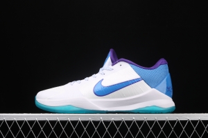 NIKE Zoom Kobe V Protro White and Blue Kobe Bryant 5 2020 replicates low-end sports basketball shoes CD4491-101,