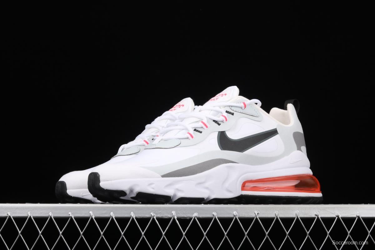 NIKE Air Max 270React new high-frequency mesh hollowing out function half-palm air cushion running shoes CT1280-100