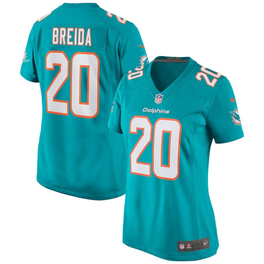 Women's Matt Breida Aqua Player Limited Team Jersey