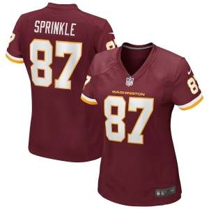 Women's Jeremy Sprinkle Burgundy Player Limited Team Jersey