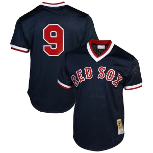 Youth Ted Williams 1990 Cooperstown Collection Batting Practice Throwback Jersey - Navy Blue