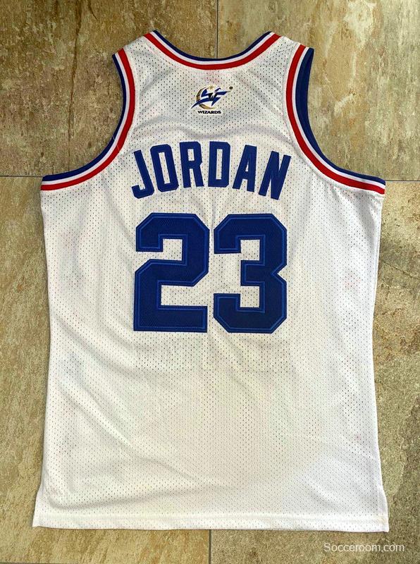 Men's Michael Jordan White Retro Classic Team Jersey