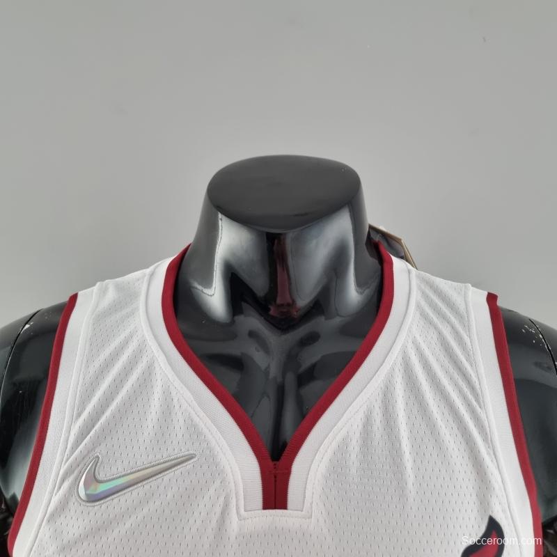 75th Anniversary Miami Heat OLADIPO#4 White NBA Jersey