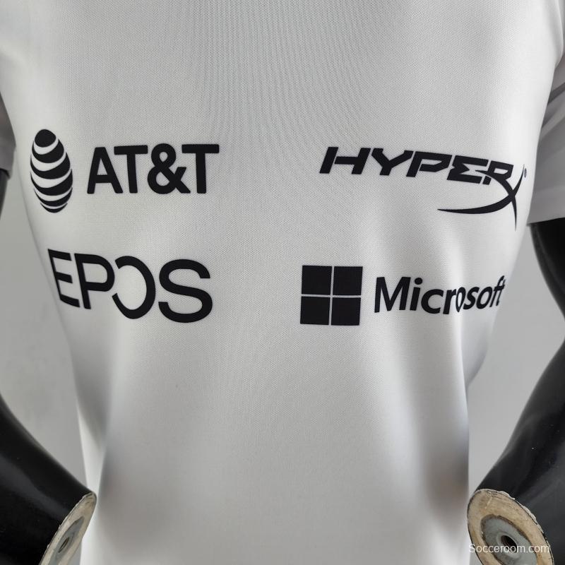 2022 F1 Red Bull /Bwm White T-shirts #0008