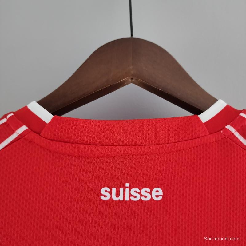 2022 Switzerland Home Soccer Jersey