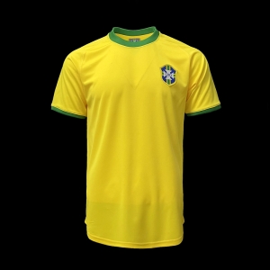 Retro 1970 Brazil Home Soccer Jersey