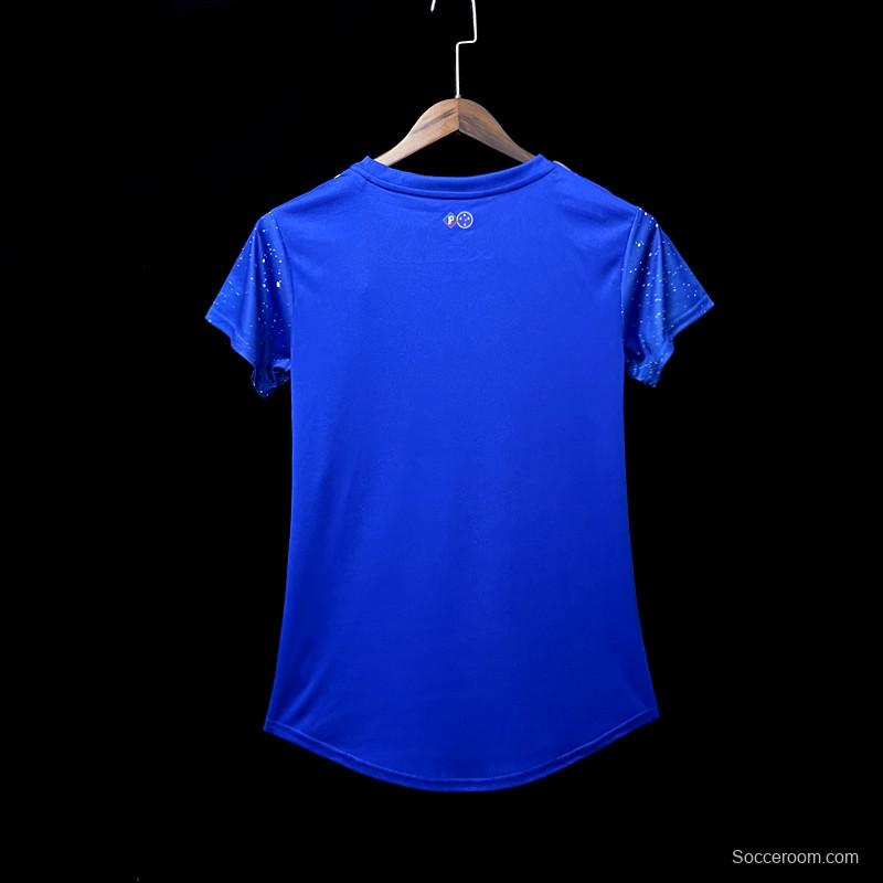 22/23 Cruzeiro Home Woman Soccer Jersey