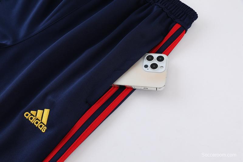 2022 Spain Red Full Zipper Tracksuit