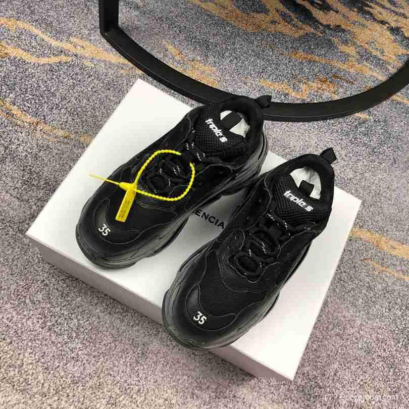 Men Balenciaga Triple-S Sneaker Black