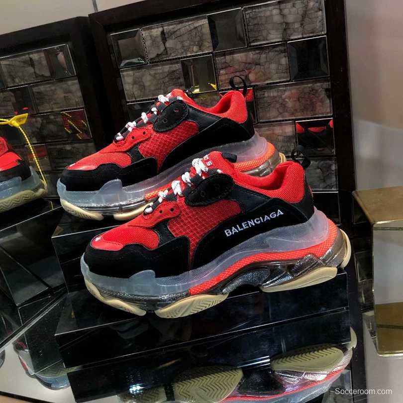 Men/Women Balenciaga Triple-S Sneaker Red/White Item 6380340