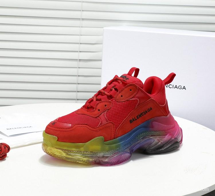 Men/Women Balenciaga Triple S Sneaker Red Item 6380340