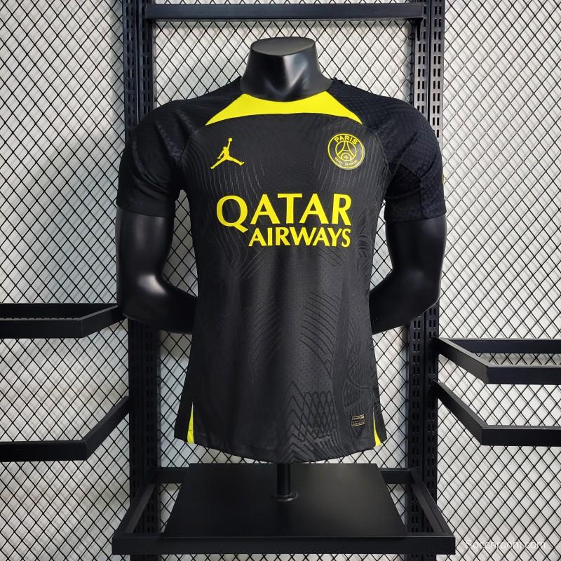 Player Version 23-24 PSG Black Training Jersey