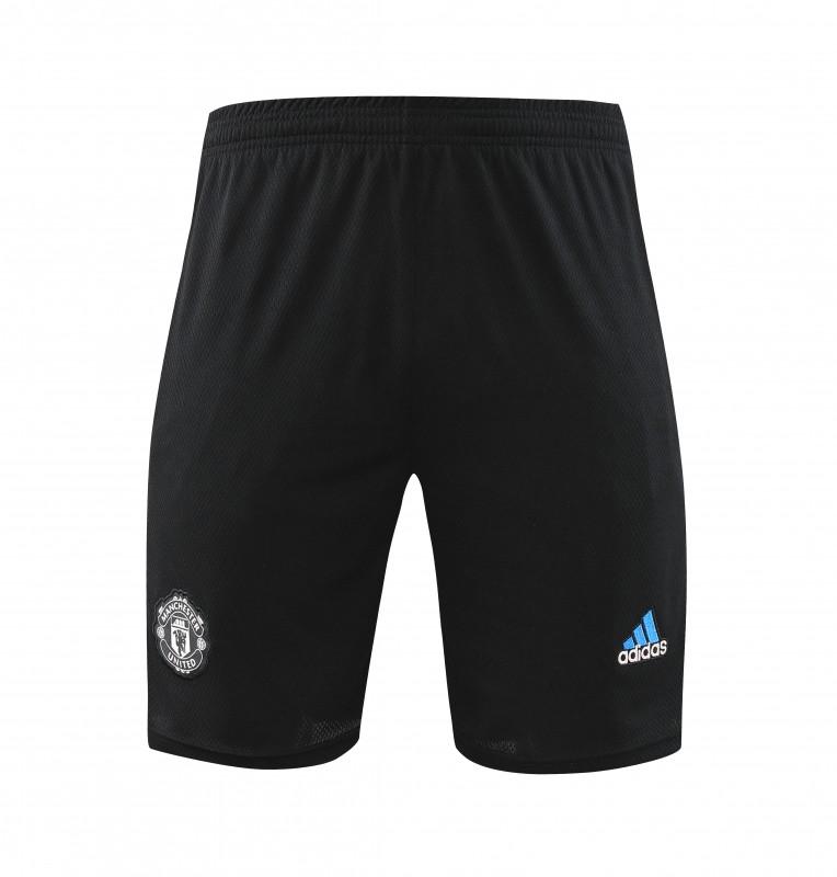 23-24 Manchester United Black Pattern Short Sleeve+Shorts