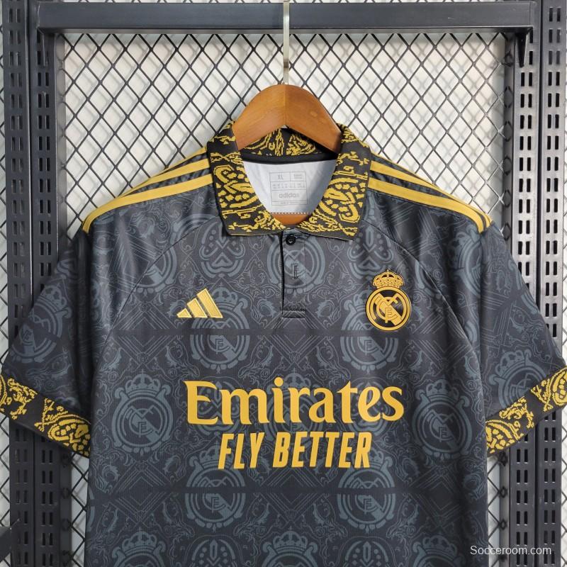 23-24 Real Madrid Black Concept Edition Jersey