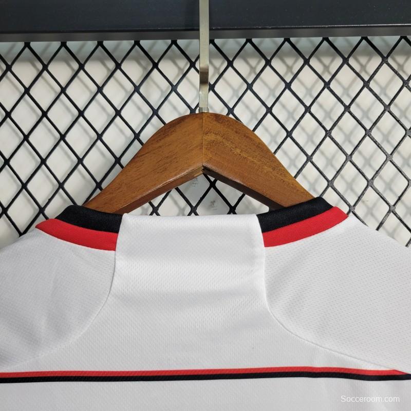 23-24 Flamengo White Away Vest Jersey