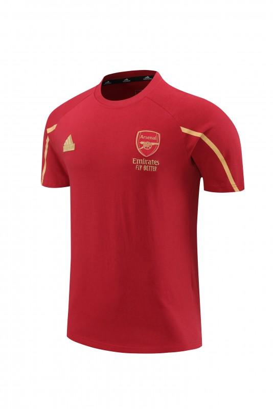 23/24 Arsenal Red Cotton Short Sleeve Jersey+Shorts