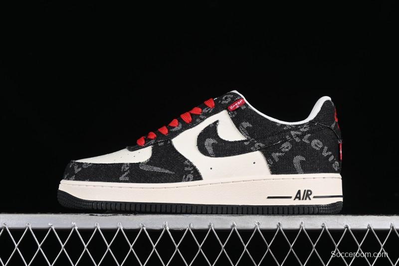 Nike Air Force 1'07 Low Joint Customized Casual Sneakers