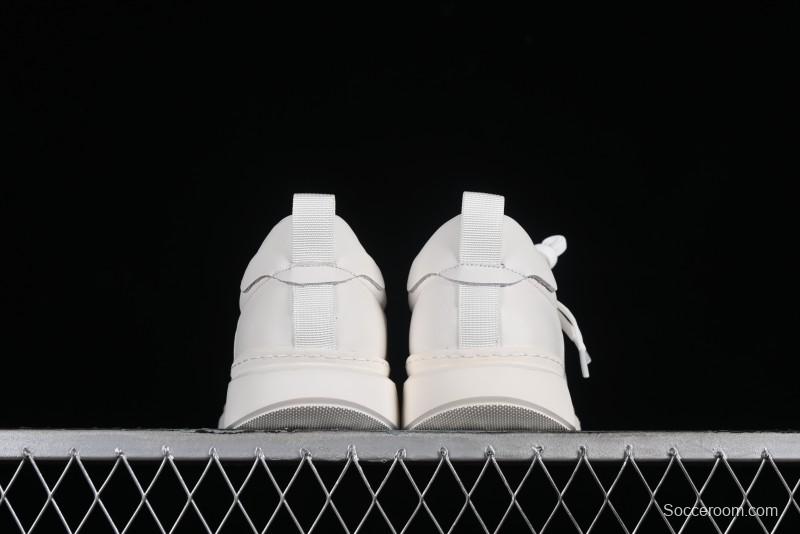 Ecco Soft 60th Anniversary Street Fun Collection Versatile White Sneakers - 63335301002