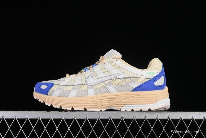 Nike P-6000 Retro Casual Sneakers with Layered Design and Ultra-Lightweight Body - FJ5443-113