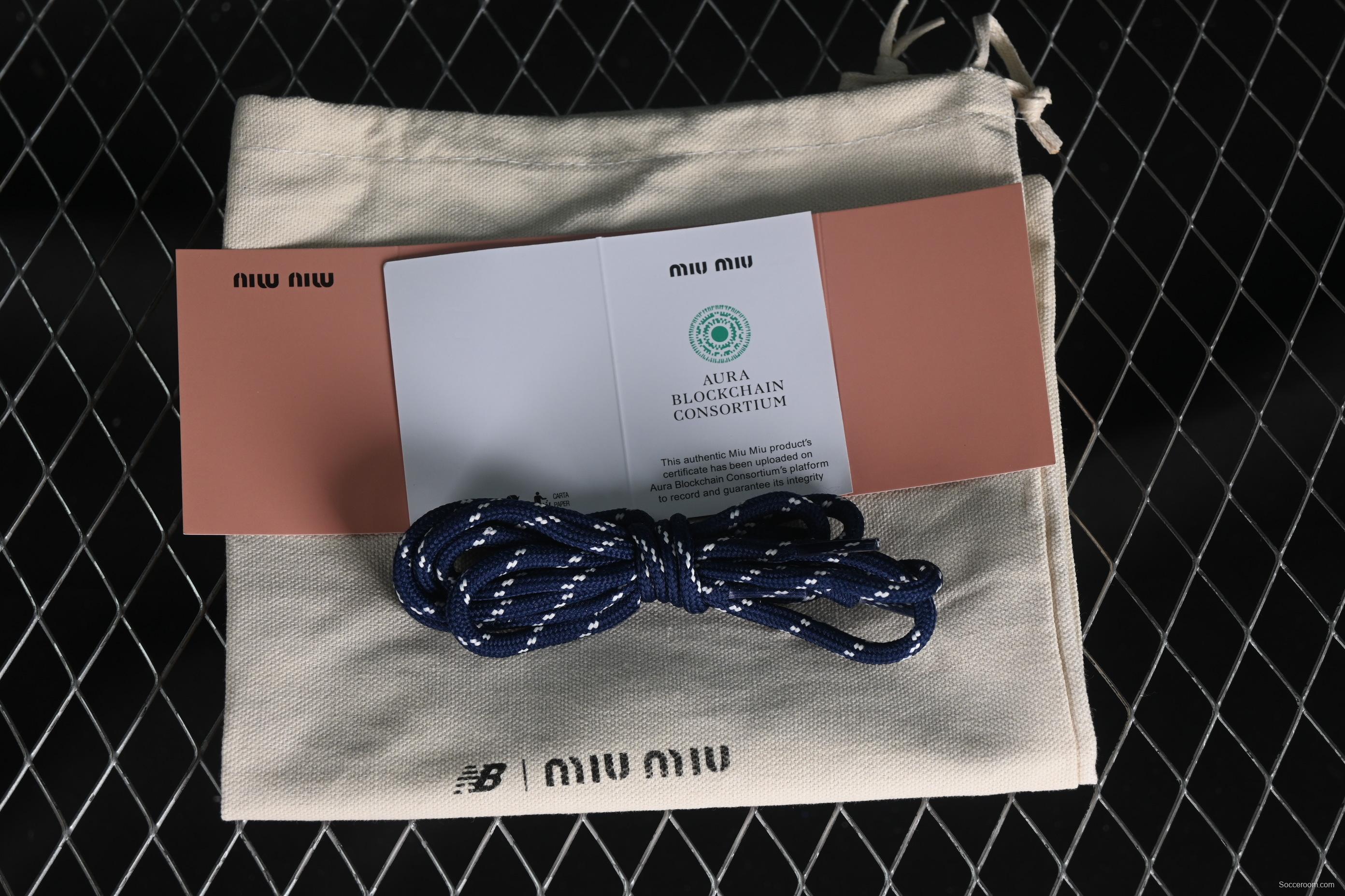 MiuMiu x New Balance 530 Series Low-Top Classic Retro Casual Running Shoes - 55655 White