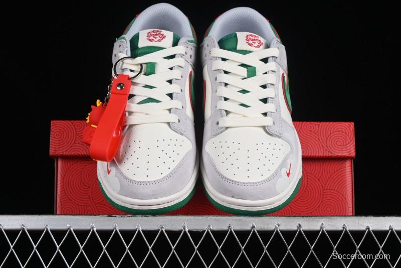 Nike SB Dunk Low Chinese New Year Limited - Azure Dragon Anniversary High-End Custom Low-Top Casual Skate Shoes - CR8033-505