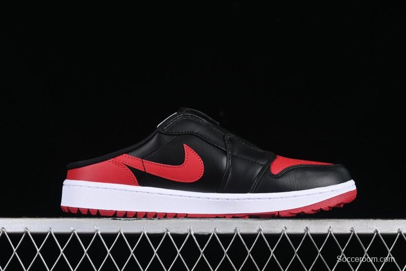 Nike Air Jordan 1 Mule Golf Shoes with Memory Foam and Rotational Traction Outsole - FJ1214-001