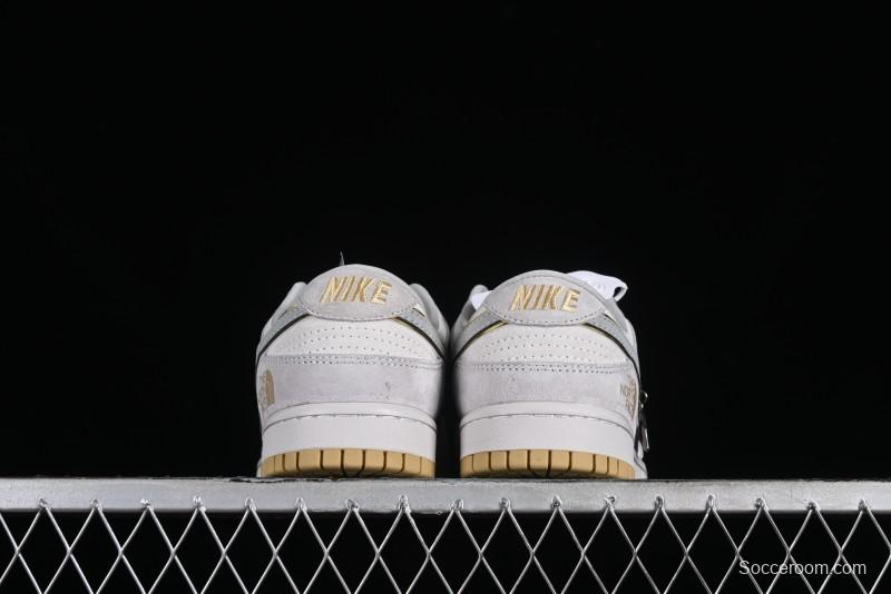 Nike Dunk Low The North Face CDG Collaboration - Gold SB Low Top Skate Shoes - DQ1098-337