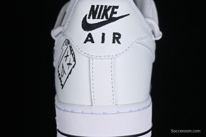 Nike Air Force 1 '07 Low Graffiti Casual Sneakers - CV9879-541